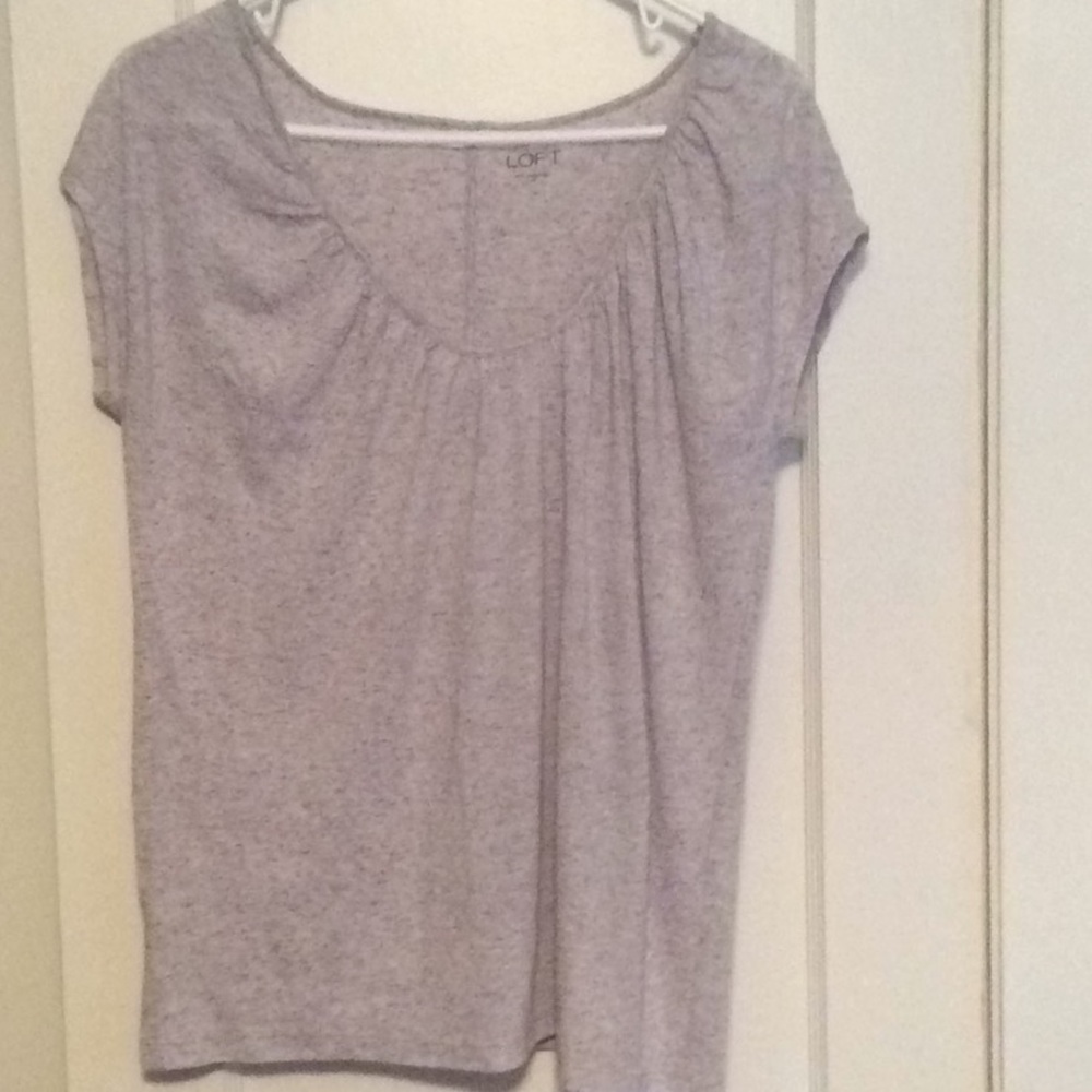 Loft Heather Grey T-Shirt Size M